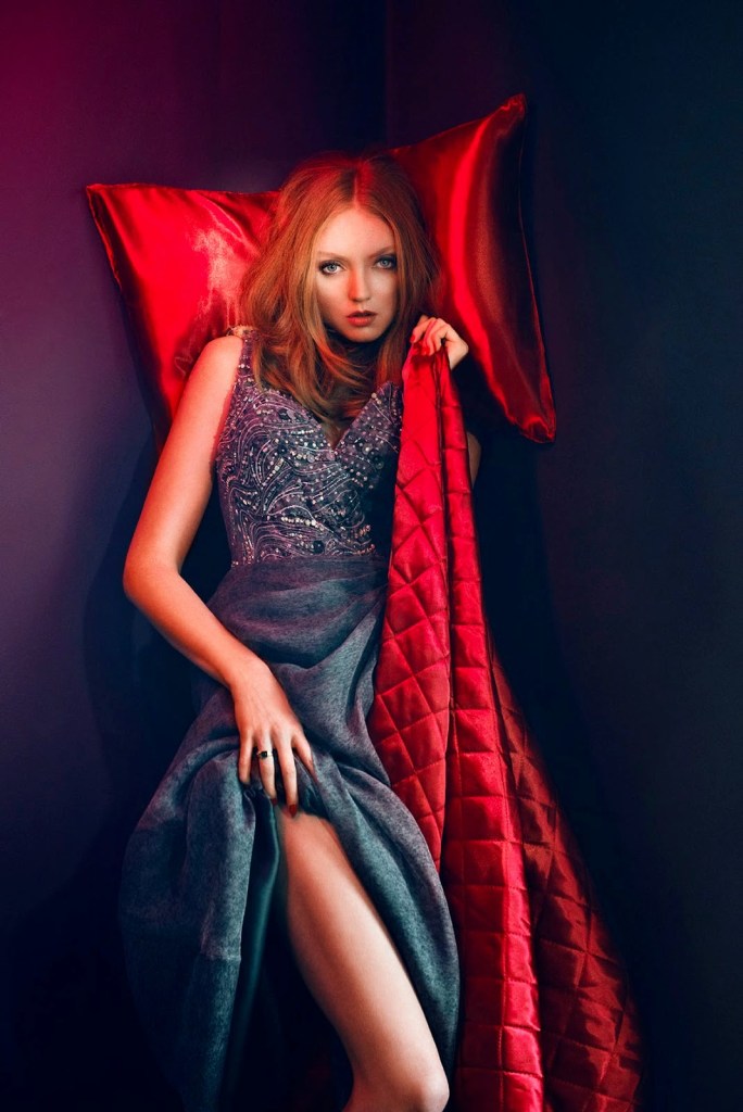 1 Lily Cole by Signe Vilstrup for Glamour Italia December 2014 9