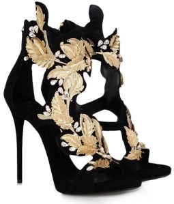 Giuseppe-Zanotti-Fall-2014-Black-suede-high-heel-sandal