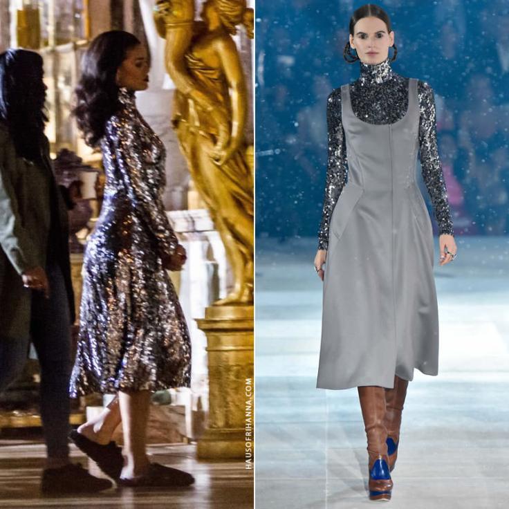 rihanna-dior-pre-fall-2015-silver-sequin-dress