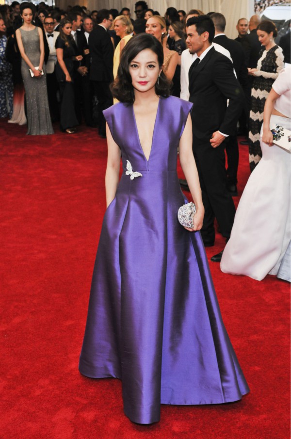 趙薇身穿Michael-Kors-出席2015-Met-Gala