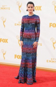 Jaimie Alexander in Armani Privé Fall 2015 Couture