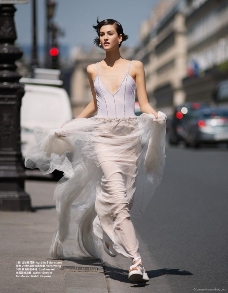 Athena Wilson in I Do! by Benjamin Kanarek for Harper's Bazaar