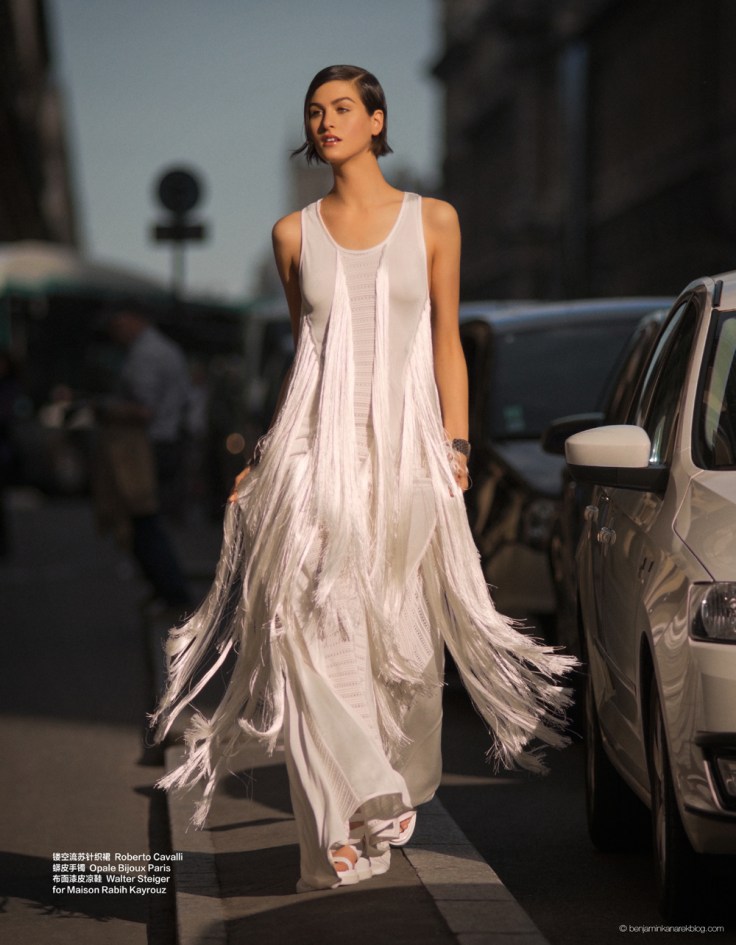 Athena Wilson in I Do! by Benjamin Kanarek for Harper's Bazaar