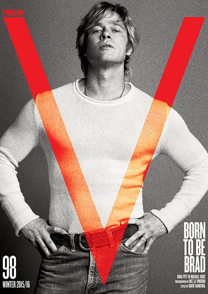 V Magazine Brad Pitt-2