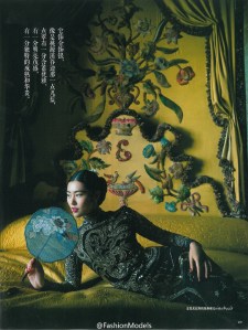 Liu Wen X Harper's Bazaar China December 2015-1