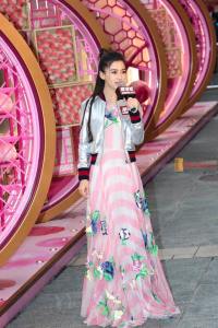 Angelababy in Blumarine Spring 2016 -2016.1.29-