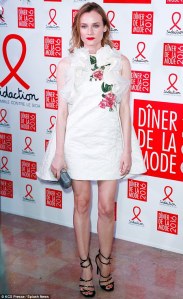 Diane Kruger in Giambattista Valli Spring 2016 Couture -2016.1.30-