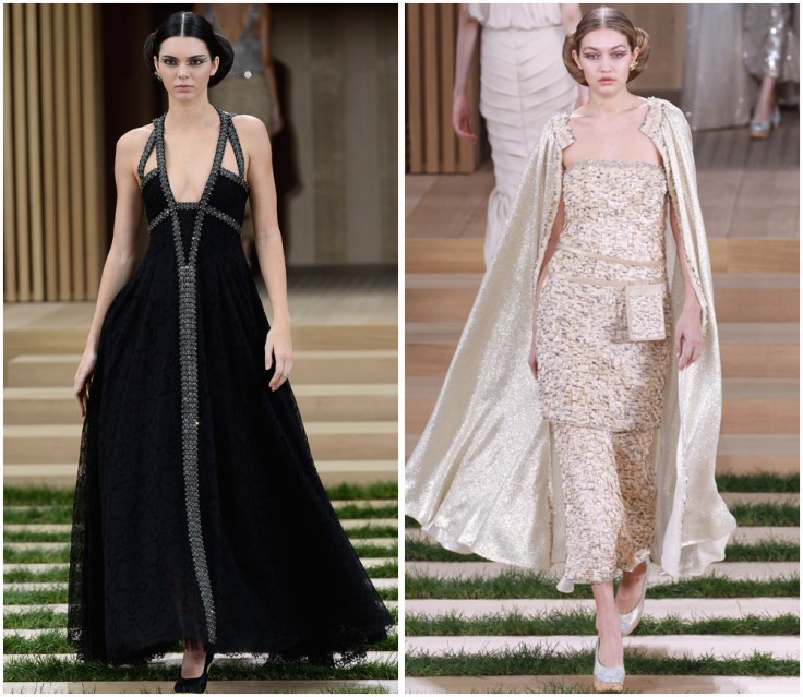 Kendall Jenner & Gigi Hadid CHANEL Spring 2016 Couture