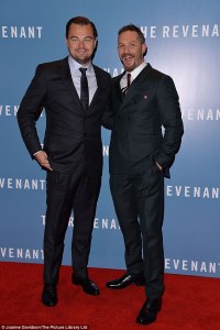 The Revenant London Premiere— Leonardo DiCaprio & Tom Hardy -2016.1.15-