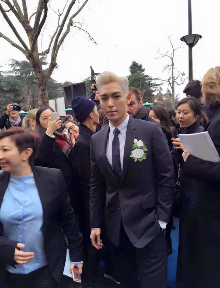 T.O.P. in Dior Homme Spring 2016-1