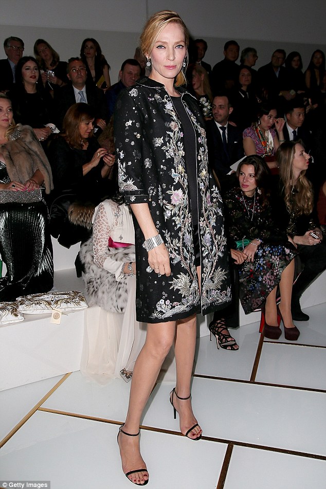 Uma Thurman in Guo Pei