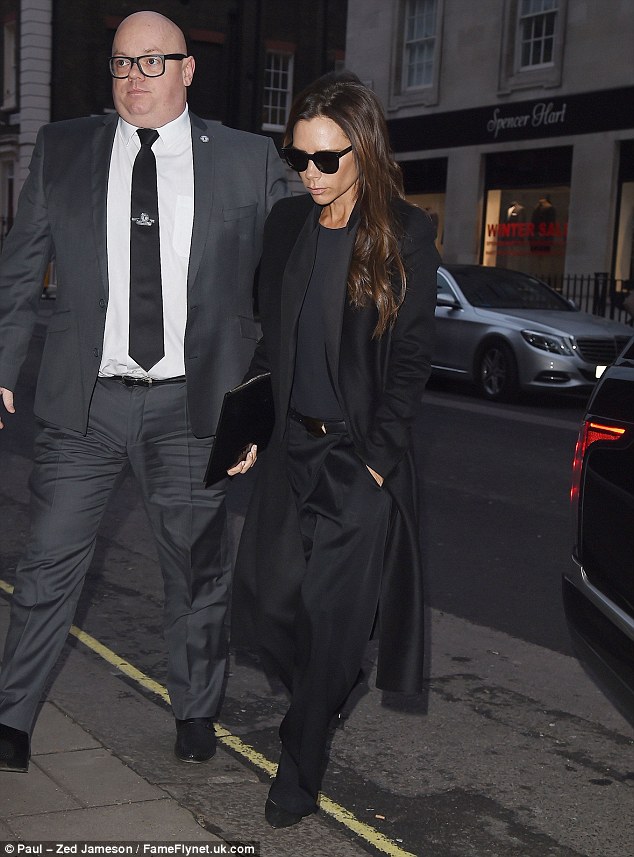 Victoria Beckham in Black