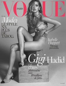 Gigi Hadid X Vogue Paris March 2016 Cover -2016.2.9-