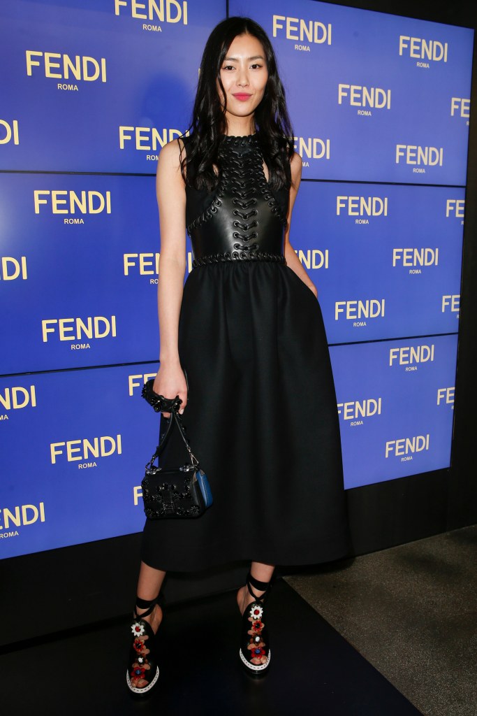 Liu Wen in Fendi Spring 2016