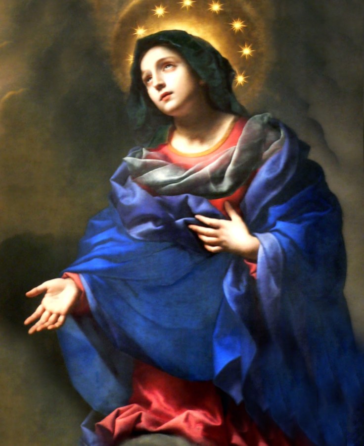 Madonna in Glory, by Carlo Dolci, ca. 1670