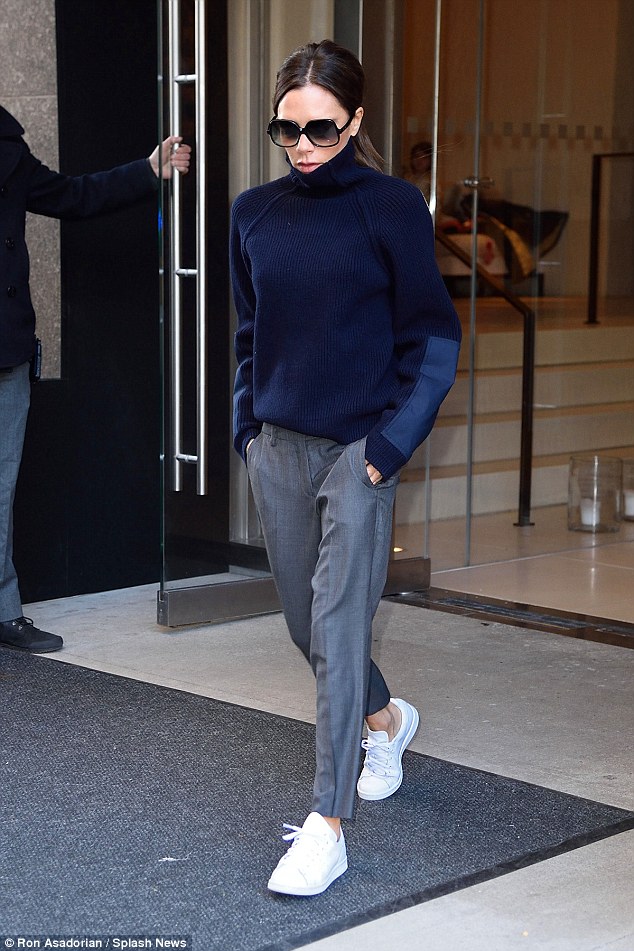 Victoria Beckham in Victoria Beckham Fall 2015
