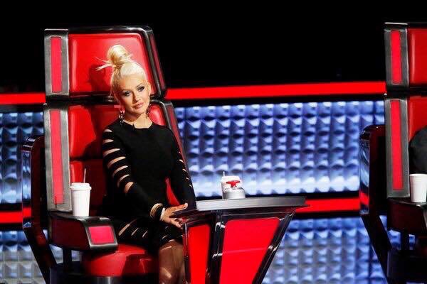 Christina Aguilera in Cushine Et Ochs Cutout Dress