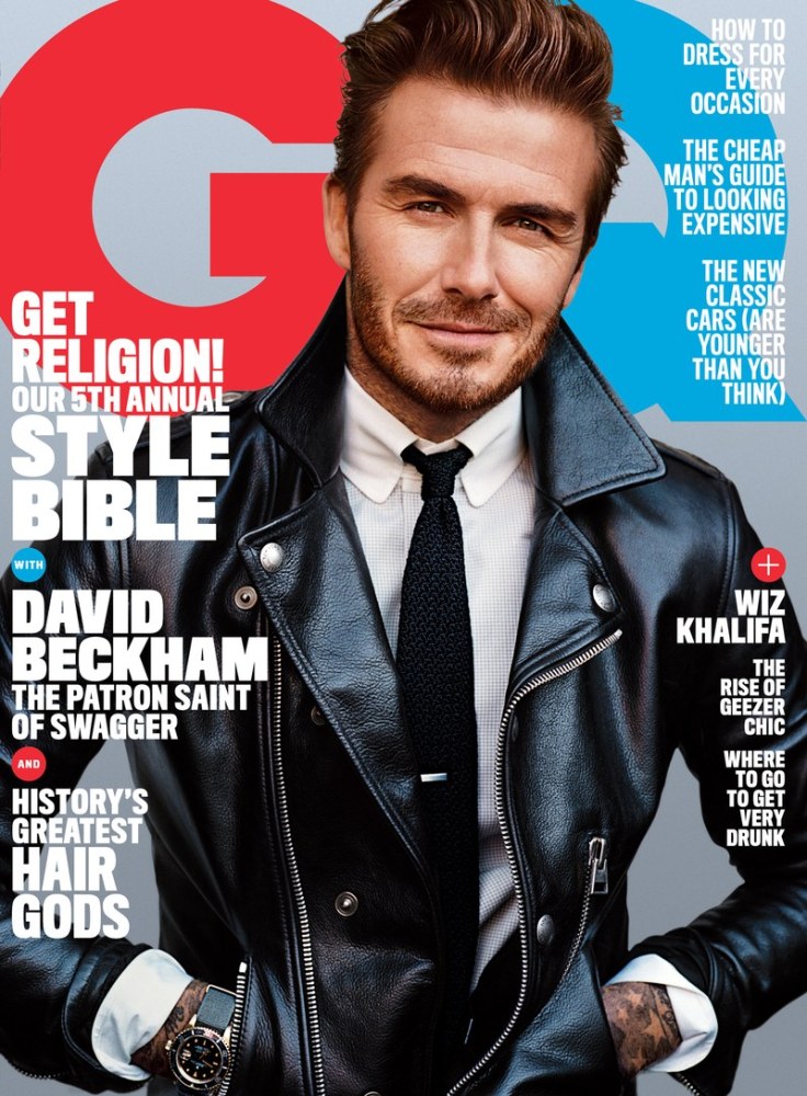 David Beckham GQ US April 2016-Cover