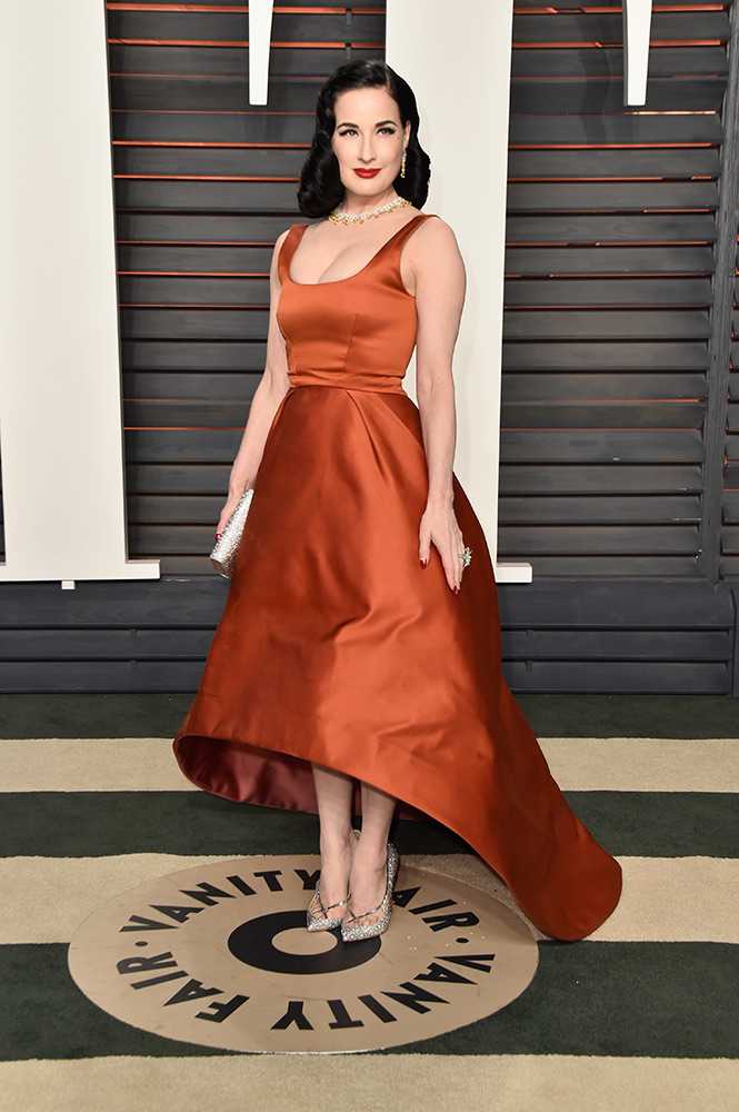 Dita Von Teese in Zac Posen