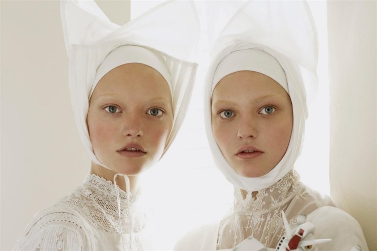 Gemma Ward & Sasha Pivovarova Vogue Italia March 2006