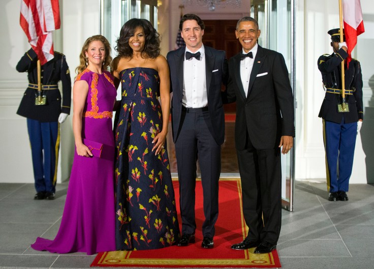 Barack Obama, Justin Trudeau, Michelle Obama, Sophie Gregoire Trudeau