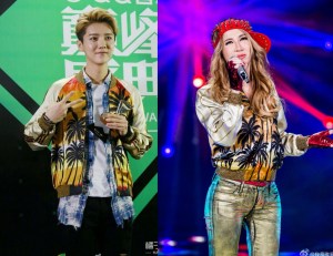 Saint Laurent Spring 2016 Menswear: 李玟 vs. 鹿晗 -2016.3.24-