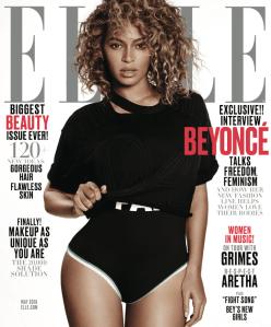 Beyoncé X ELLE US/UK May 2016 Cover -2016.4.1-