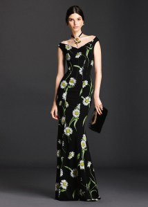 Dolce & Gabbana Spring 2016 Daisy Dress -2016,4,17-