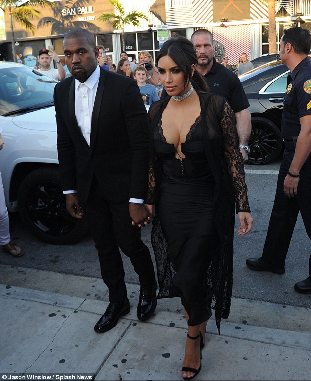 Kim Kardashian in Alexander Wang Spring 2016