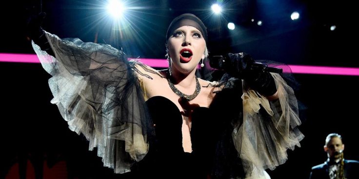 Lady Gaga in Yanina Haute Couture Spring 2016-2