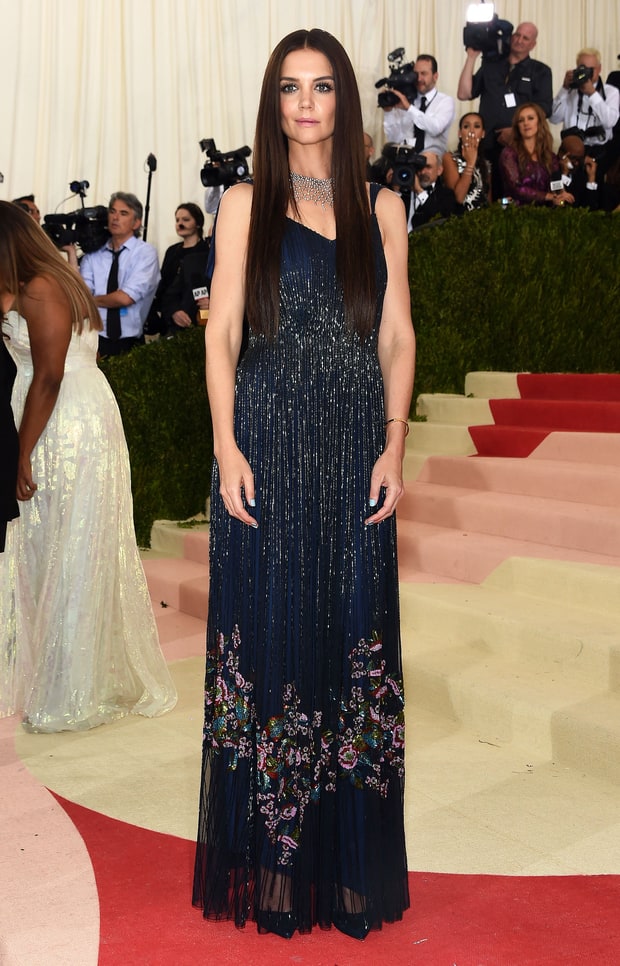 Katie Holmes in Zac Posen