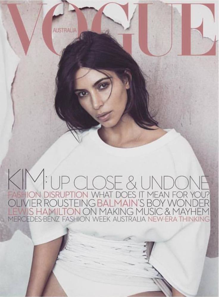 Kim Kardashian Vogue Australia June 2016