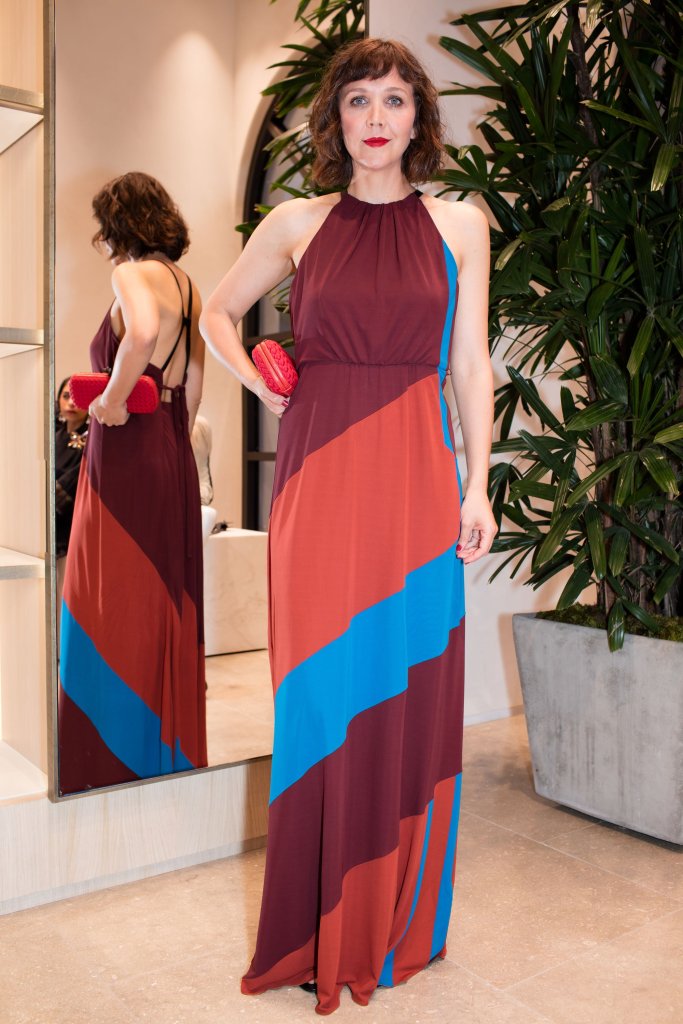 Maggie Gyllenhaal in Bottega Veneta Pre-Fall 2016