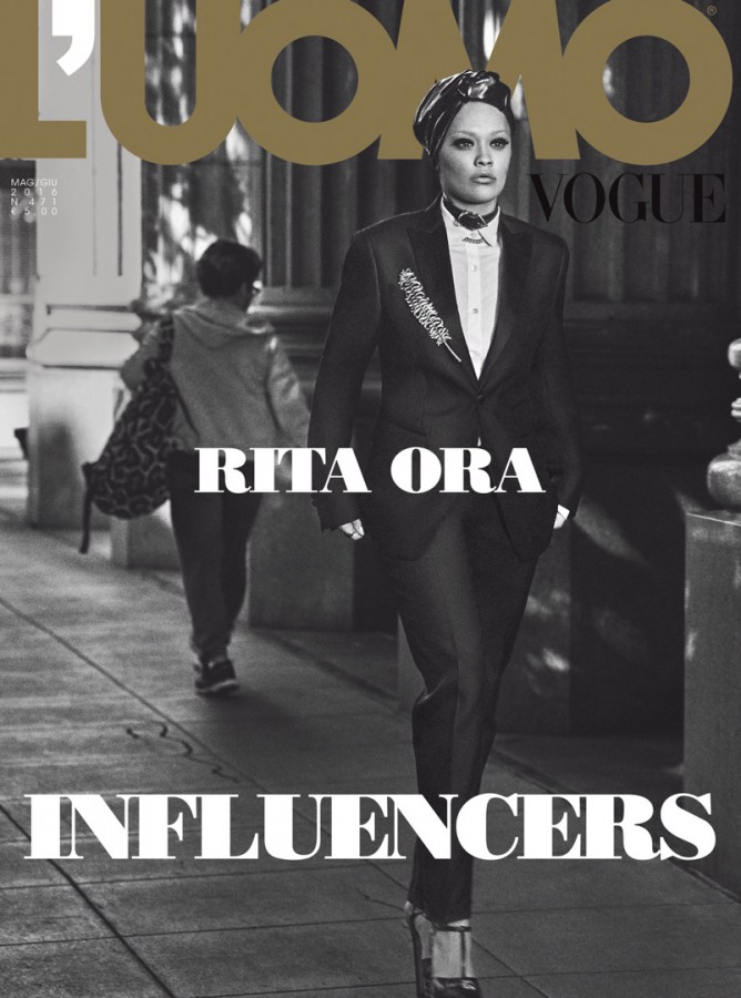 Rita Ora L'Uomo Vogue May June 2016 Cover
