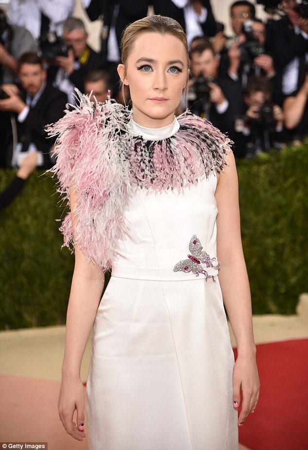 Saoirse Ronan in Christopher Kane Fall 2016-2