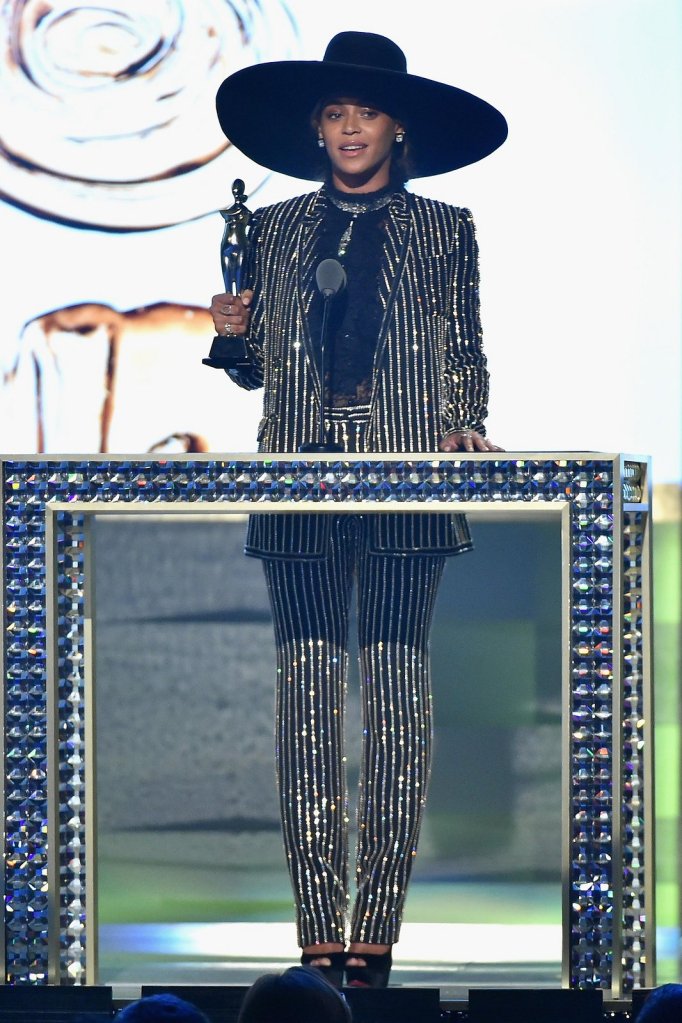 Beyonce in Givenchy Spring 2016 Menswear