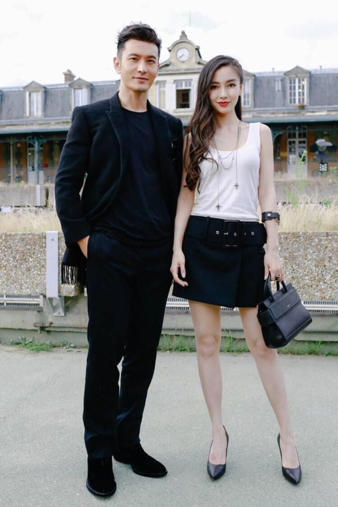 Haung Xiao Ming & Angelababy in Givenchy
