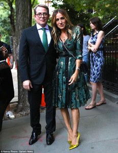 Sarah Jessica Parker in Emanuel Ungaro Fall 2016 -2016.6.21-