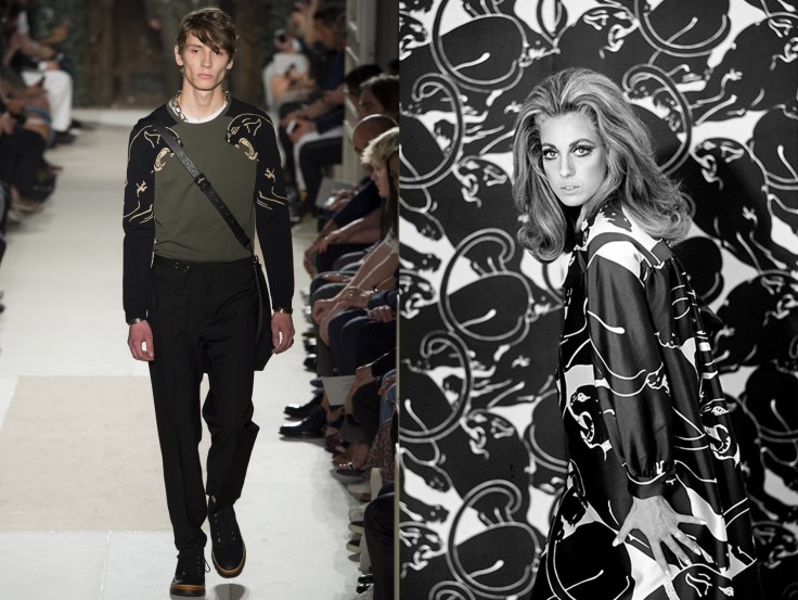 Valentino Spring 2017 Menswear vs Valentino 1967