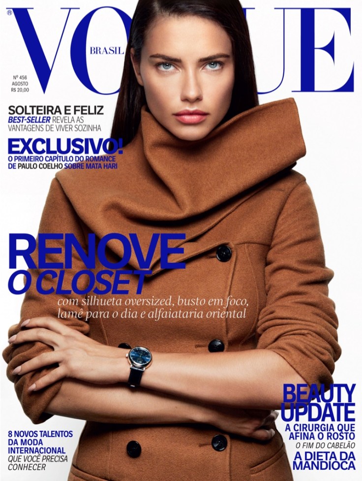 Adriana Lima Vogue Brazil August 2016 Cover
