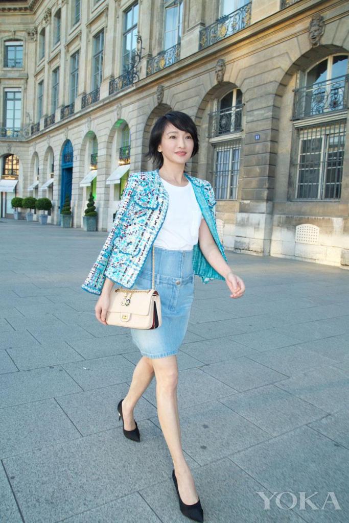 Zhou Xun in Chanel Resort 2017