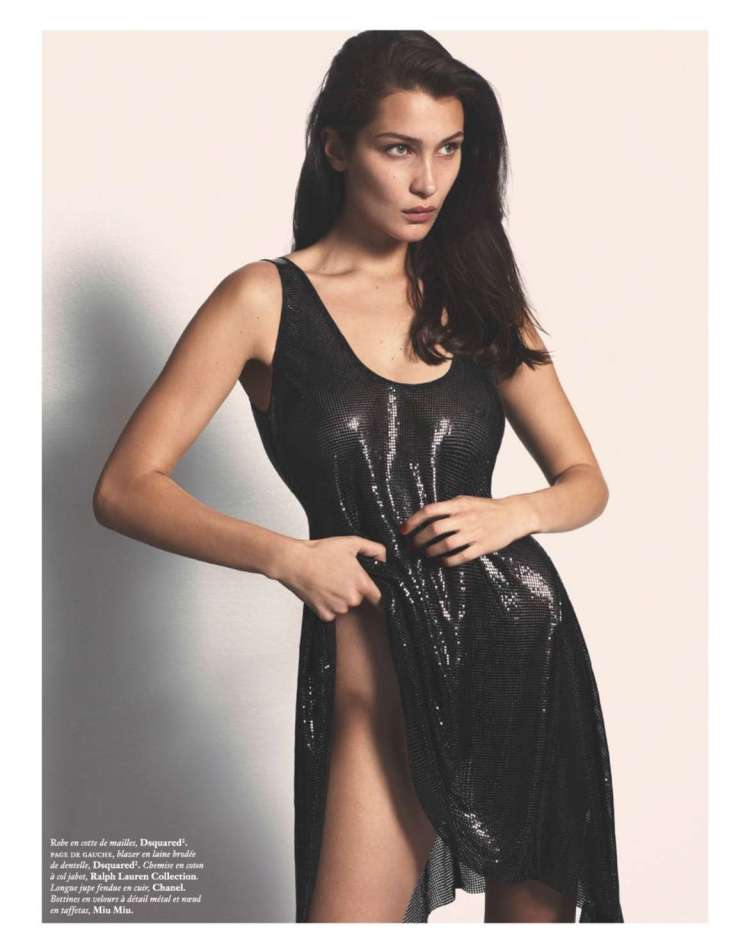 Bella Hadid Vogue Paris September 2016-1