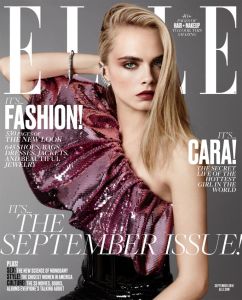 Cara Delevingne X ELLE September 2016 -2016.8.4-