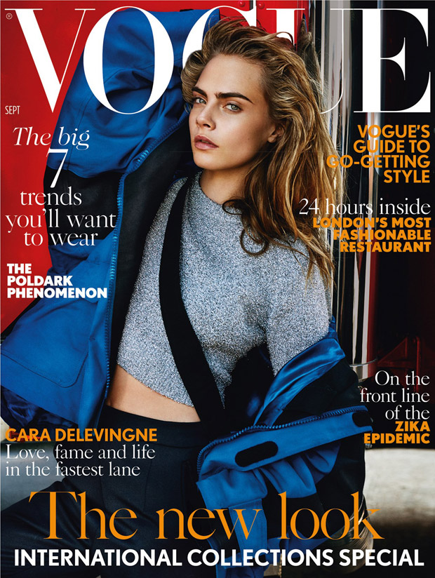Cara Delevingne Vogue UK September 2016 Cover