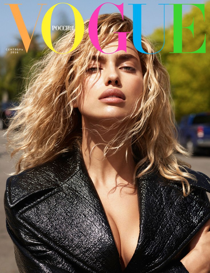 Irina Shayk Vogue Russia September 2016 Cover