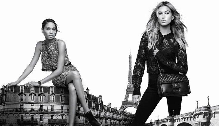 Joan Smalls Hailey Baldwin Karl Lagerfeld Fall 2016 Campaign-2