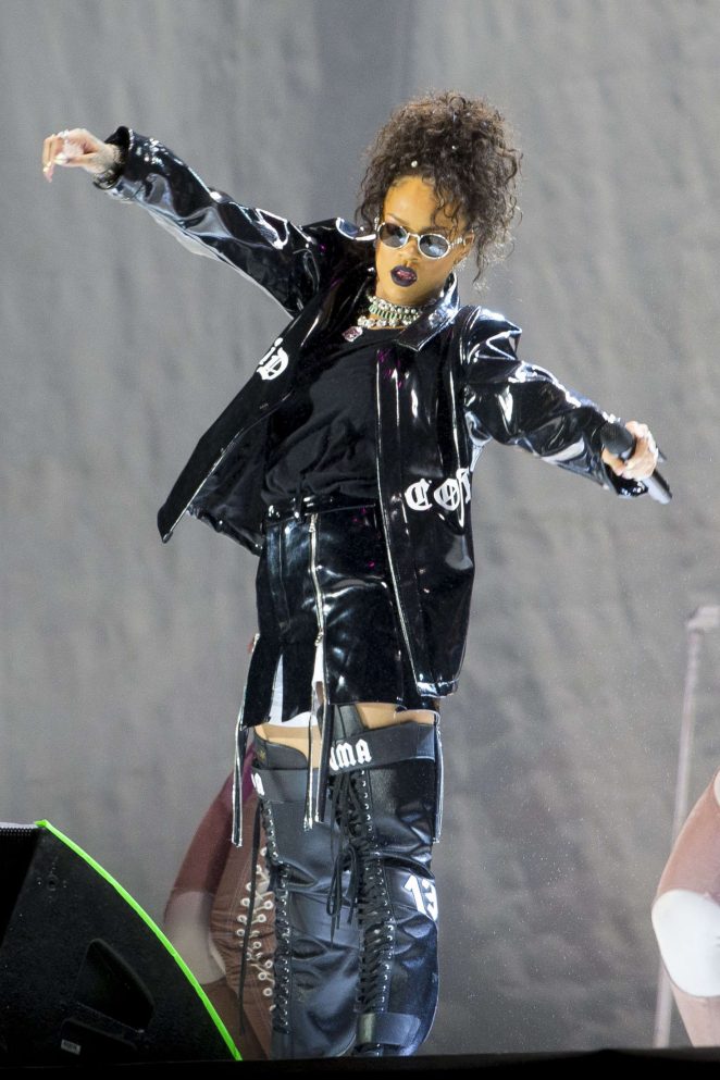 Rihanna in Misbhv Fall 2016 & Hood by Air Fall 2016 & Fenty X Puma