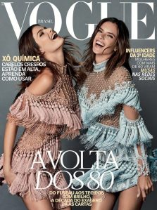 Alessandra Ambrosio & Isabeli Fontana X Vogue Brazil October 2016 Cover -2016.9.28-