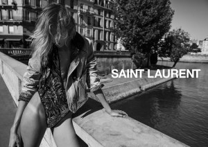Anja Rubik X Saint Laurent 2016 Campaign by Anthony Vaccarello -2016.9.18-