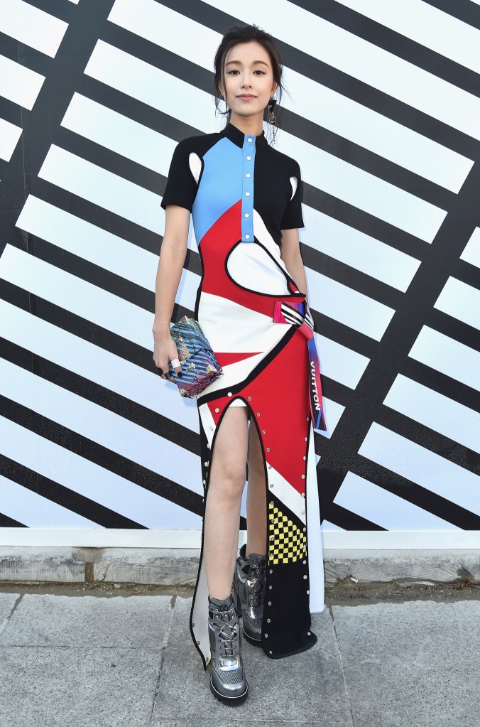 Louis Vuitton : Front Row - Paris Fashion Week Womenswear Spring/Summer 2017